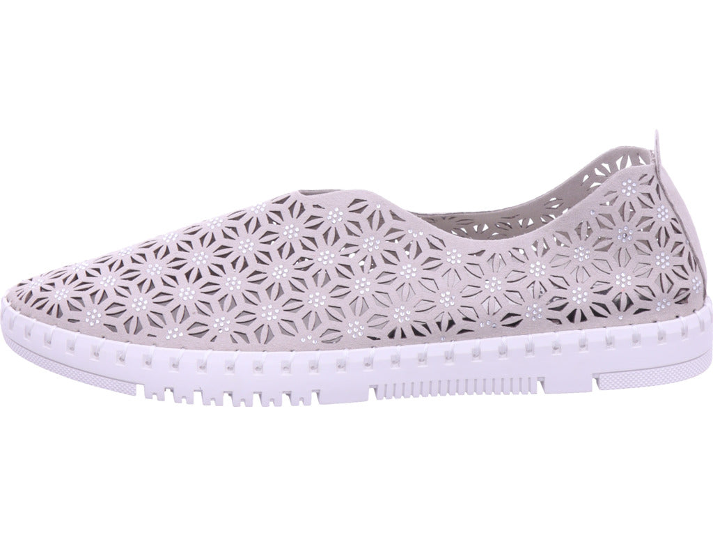 2 GO FASHION Women's Slip-Ons in beige