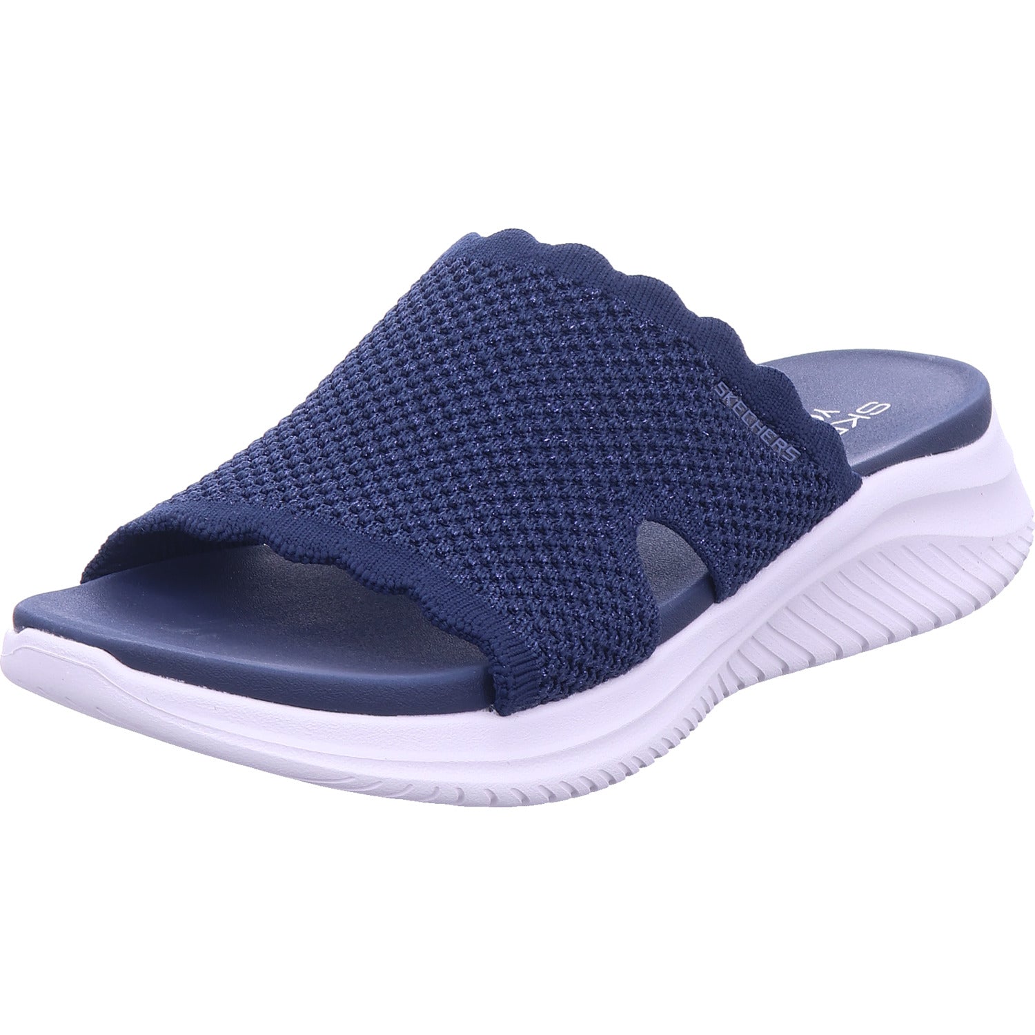 SKECHERS Damen Pantolette Ultra Flex in blau