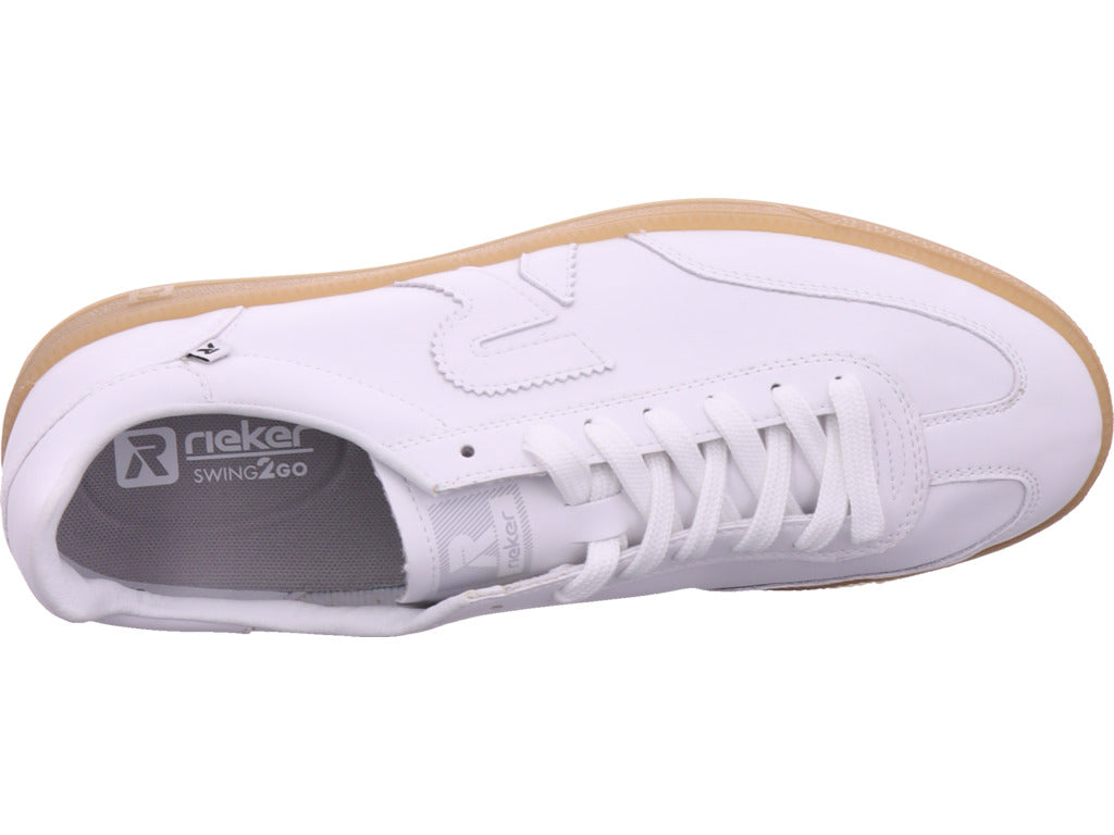 Rieker Damen Sneaker Fsk Damen Halbschuhe in weiß