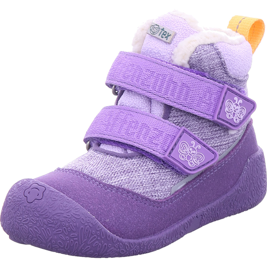 Affenzahn Mädchen Barfußschuhe Schmetterling in lila