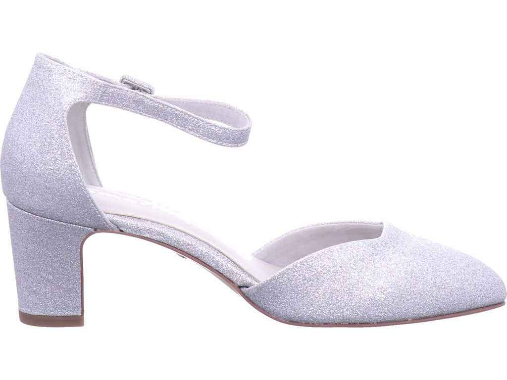 Tamaris Damen Pump Damen Pumps in silber