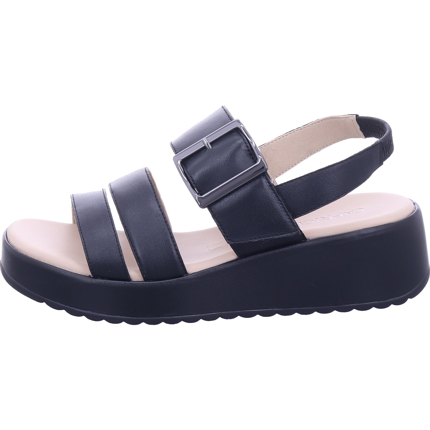Caprice Damen Sandale  in schwarz