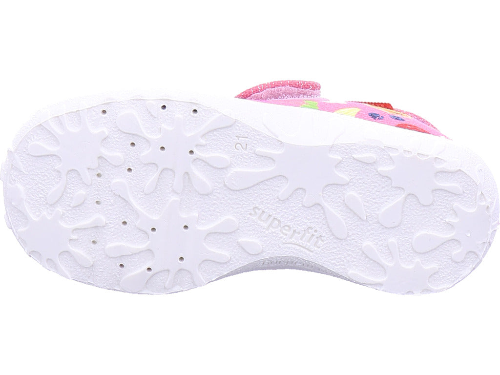 Dívčí pantofle Legero Spotty v červené barvě