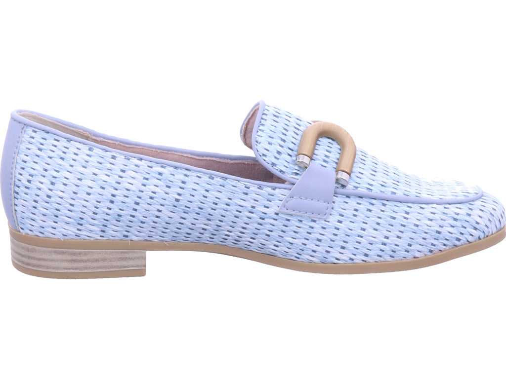 Marco Tozzi Damen Slipper Women Slip-On in blau