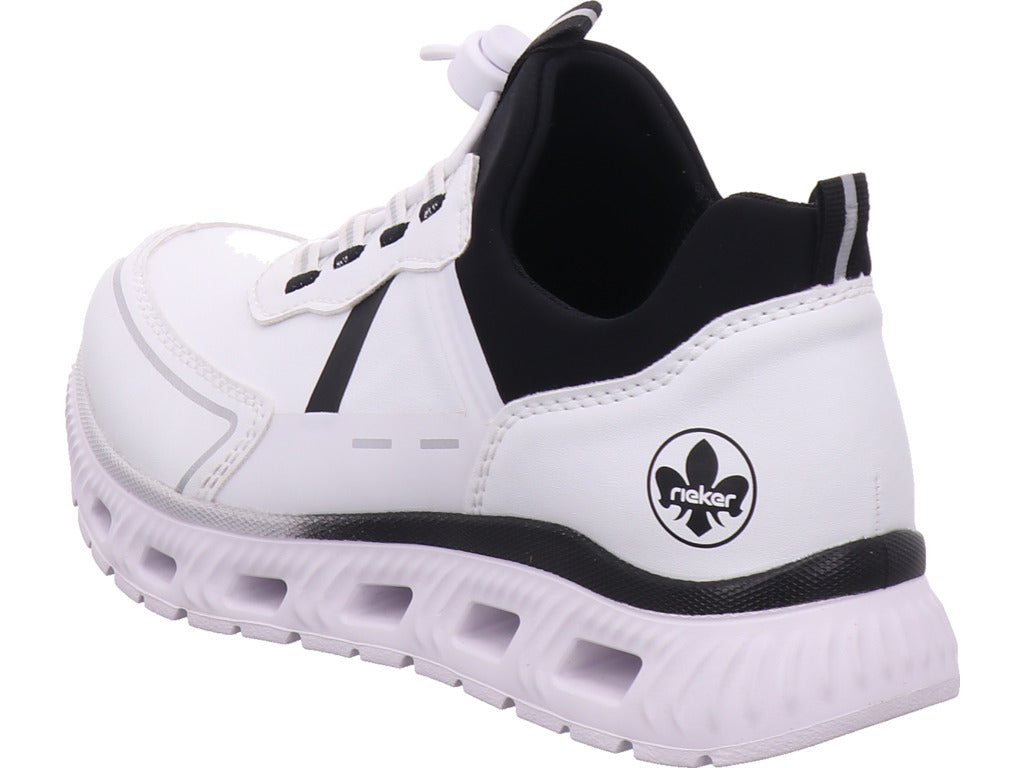 Rieker women's sneakers Fsk women's low shoes in white