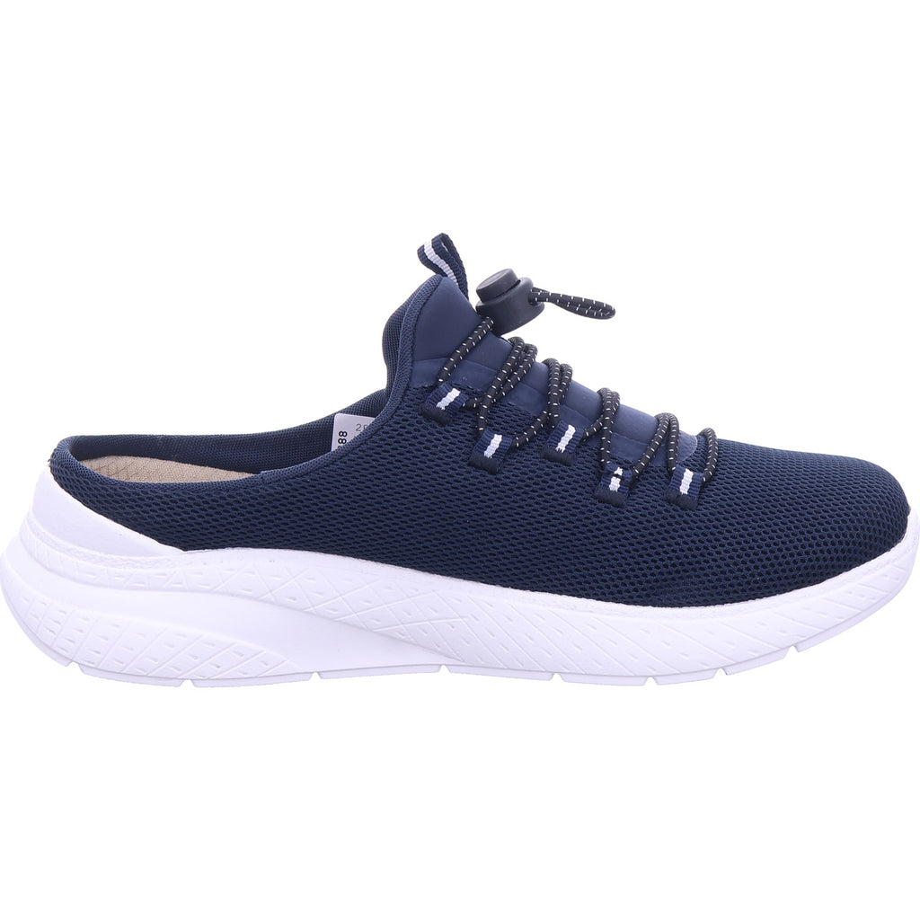 Rieker Women's Mule Fsk Women's Slip-On Shoes in blue