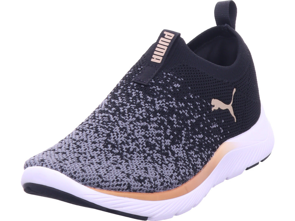 Puma Women's Softride Remi Slip On Sneakers in Black