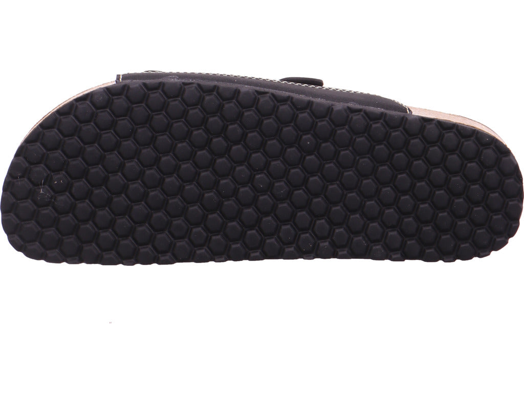 Planet Footwear Pantofle s hlubokou stélkou, nazouváky, černé
