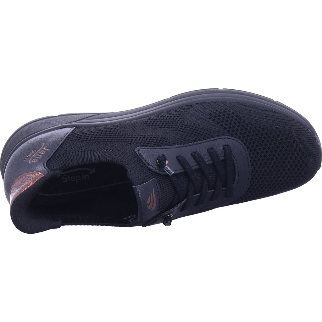 Jana Damen Sneaker  in schwarz