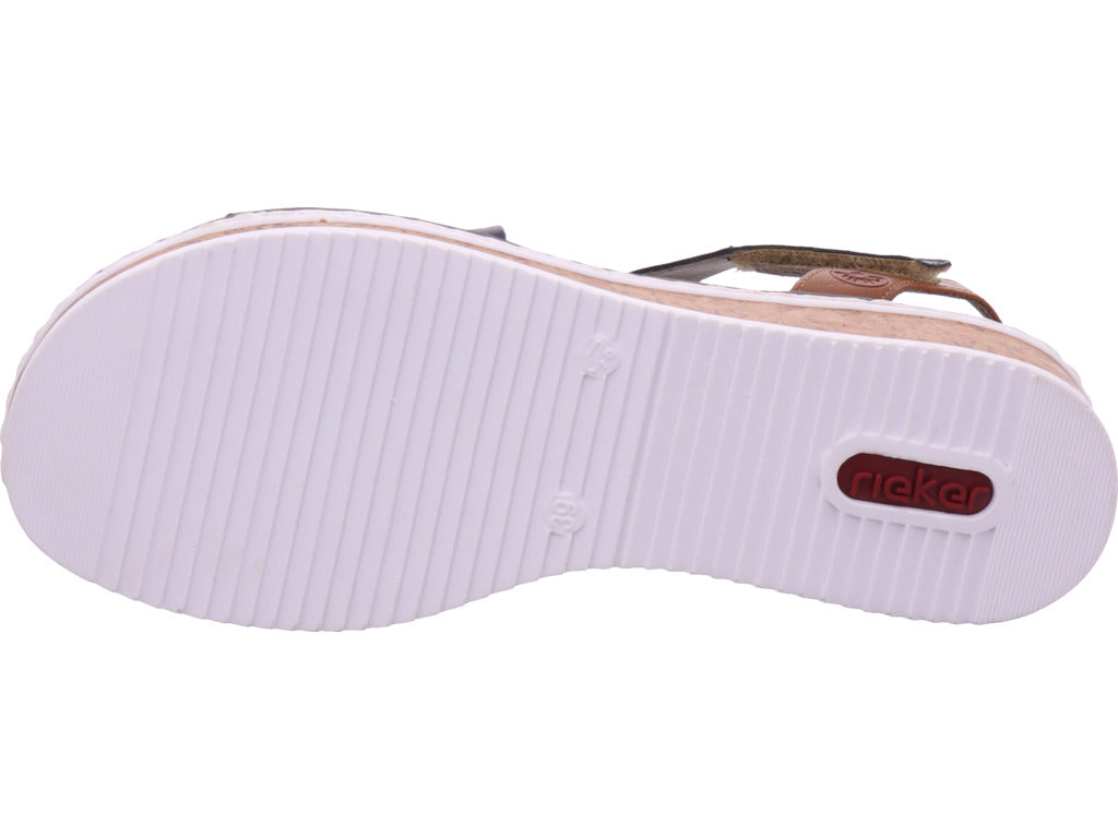Rieker Women's Sandal Fsk Women's Sandals in blue