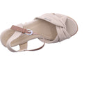 Tom Tailor Damen Sandale  in beige