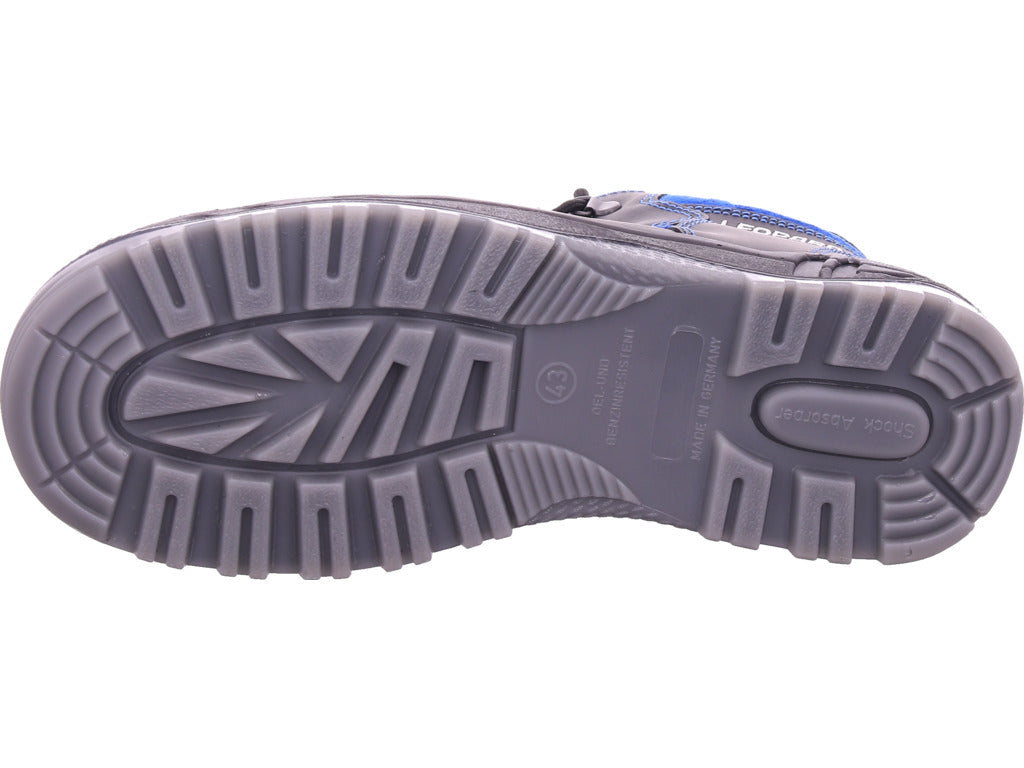 Leopard Herren Arbeitsschuh Sicherheitsknöchelstiefel S2 in schwarz