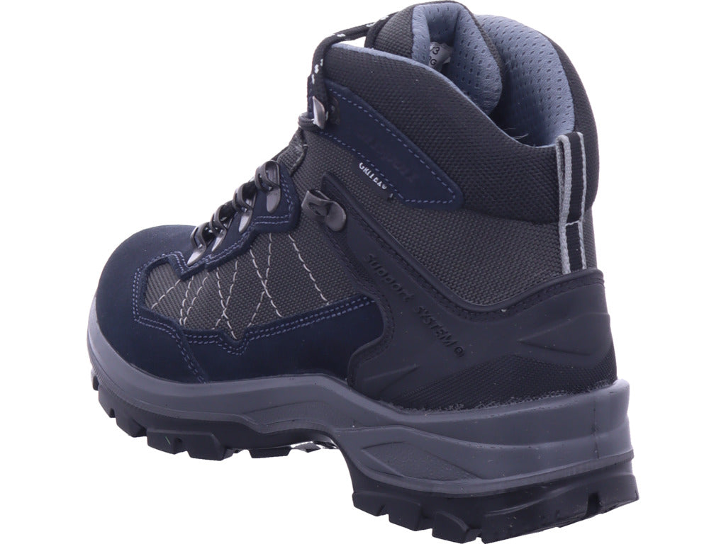 Grisport Herren Wanderschuh Scamosciato in blau