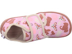 Affenzahn Mädchen Barfußschuhe Hausschuh Baumwolle Movy Reh in rose