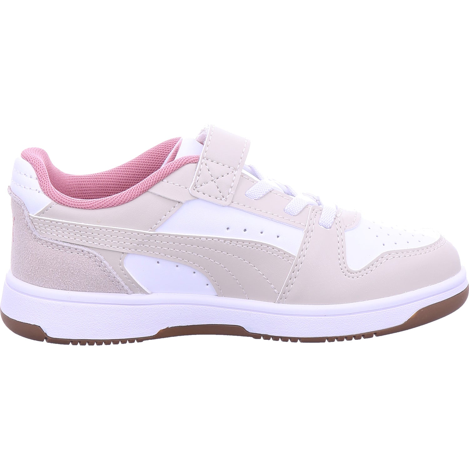 Puma Mädchen Sneaker Rebound V6 Lo W in beige