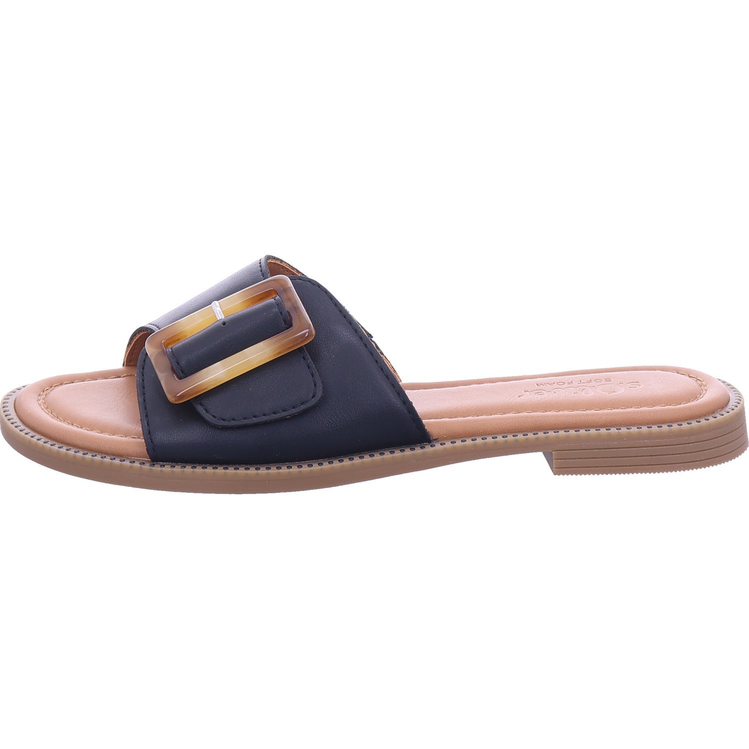 s.Oliver Damen Pantolette  in schwarz