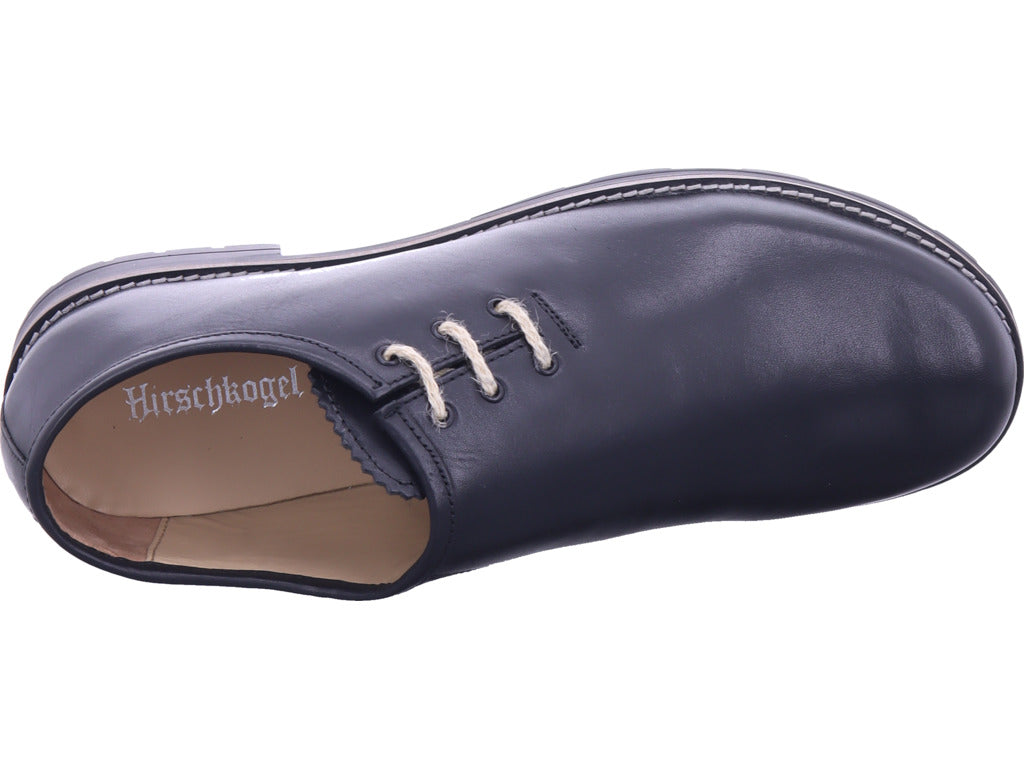 Esgano Herren Halbschuh Haferlschuhe in schwarz