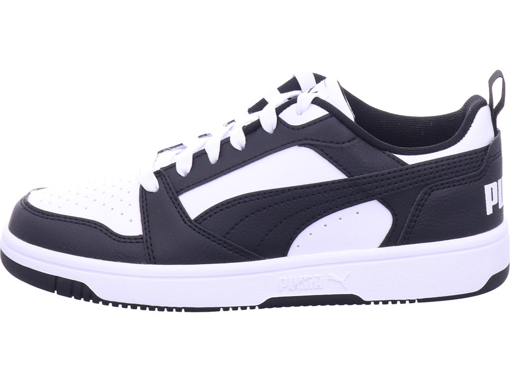 Puma Women's Low Top Shoe Rebound V6 Lo Jr in Black
