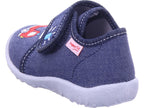 Superfit Boys' Slipper Textile Spotty in blue
