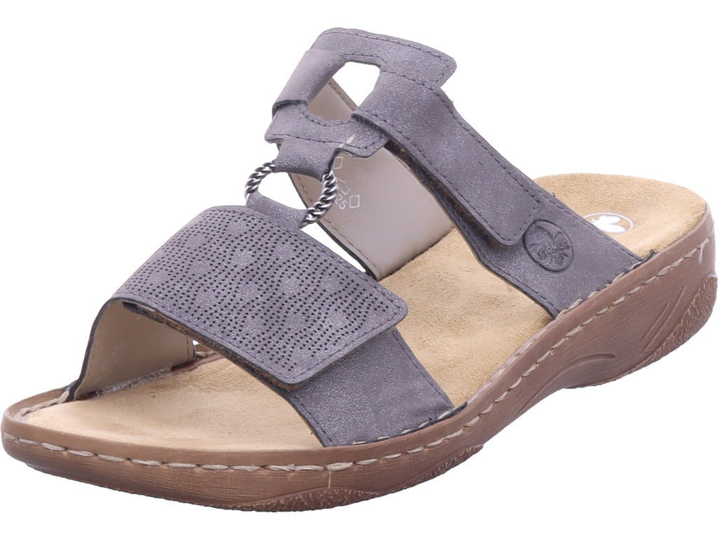 Rieker Women's Mule Fsk Women's Sandals in Grey
