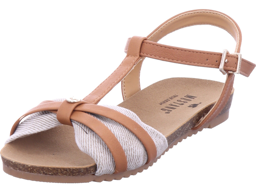 Mustang Mädchen Sandalette  in beige