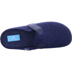Florett Herren Hausschuh Carlo Pantoffel in blau