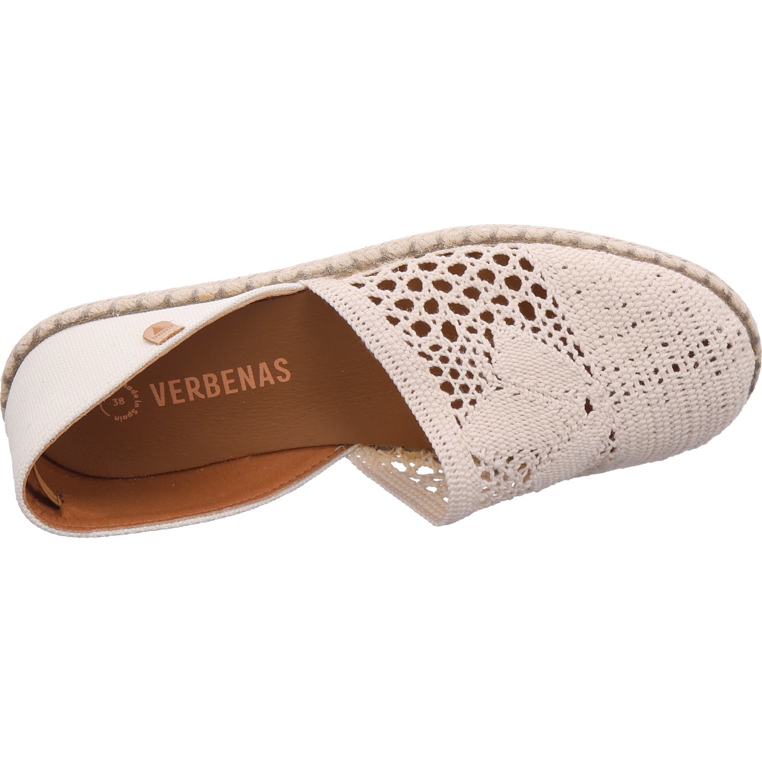 Verbenas Damen Slipper  in weiß