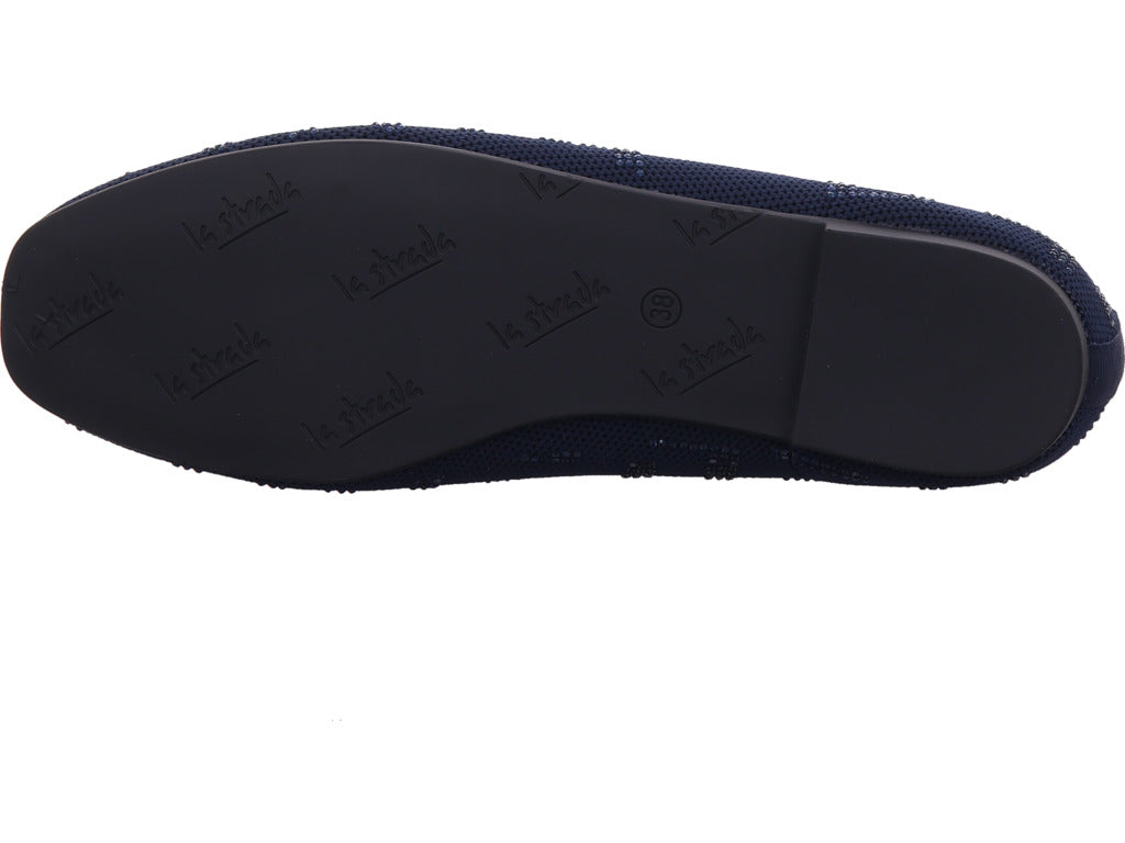 La Strada Damen Slipper  in blau