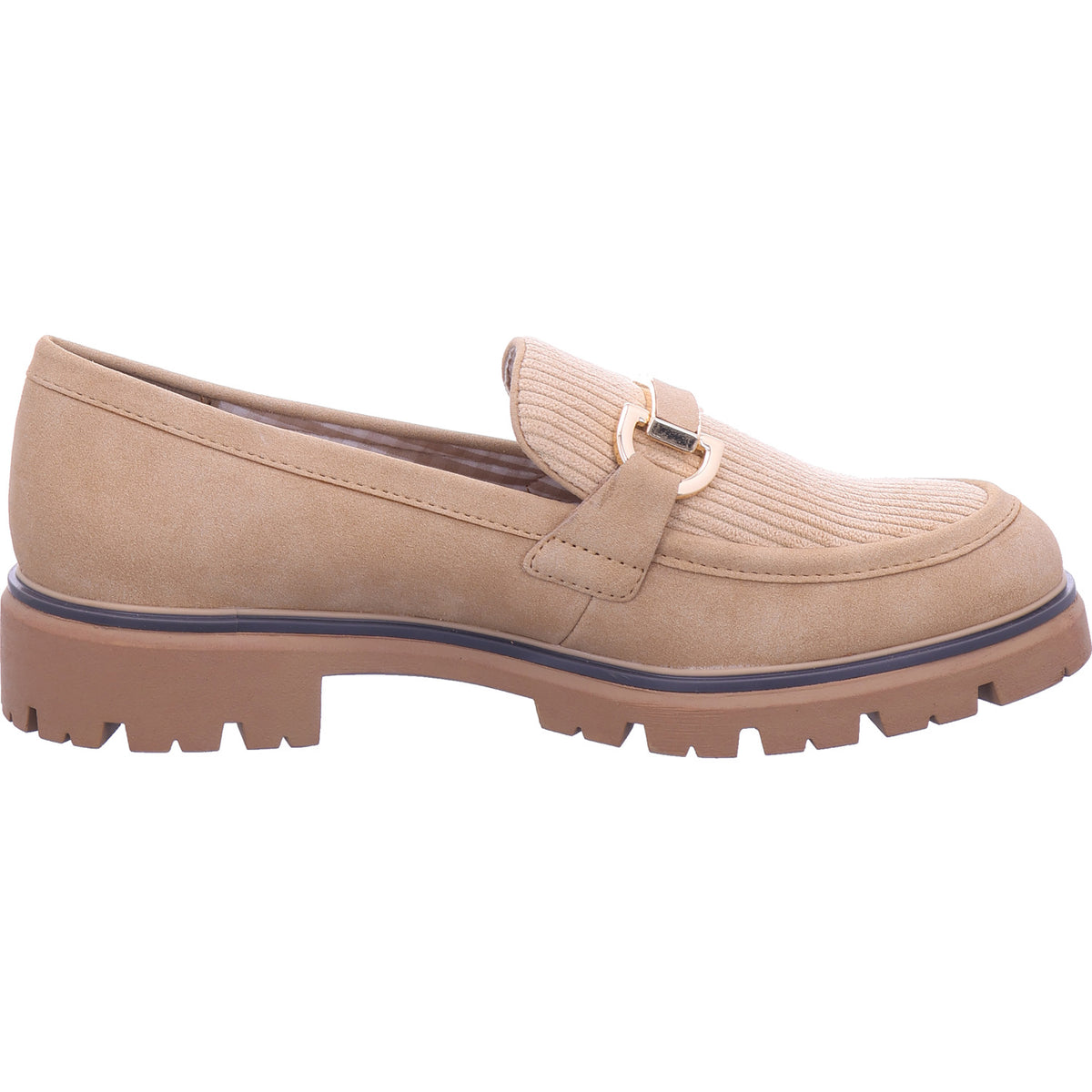 Marco Tozzi Damen Slipper  in beige