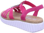 Rieker Damen Sandalette Fsk Damen Sandalen in pink