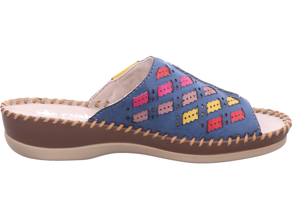 Rieker Women's Mule in blue