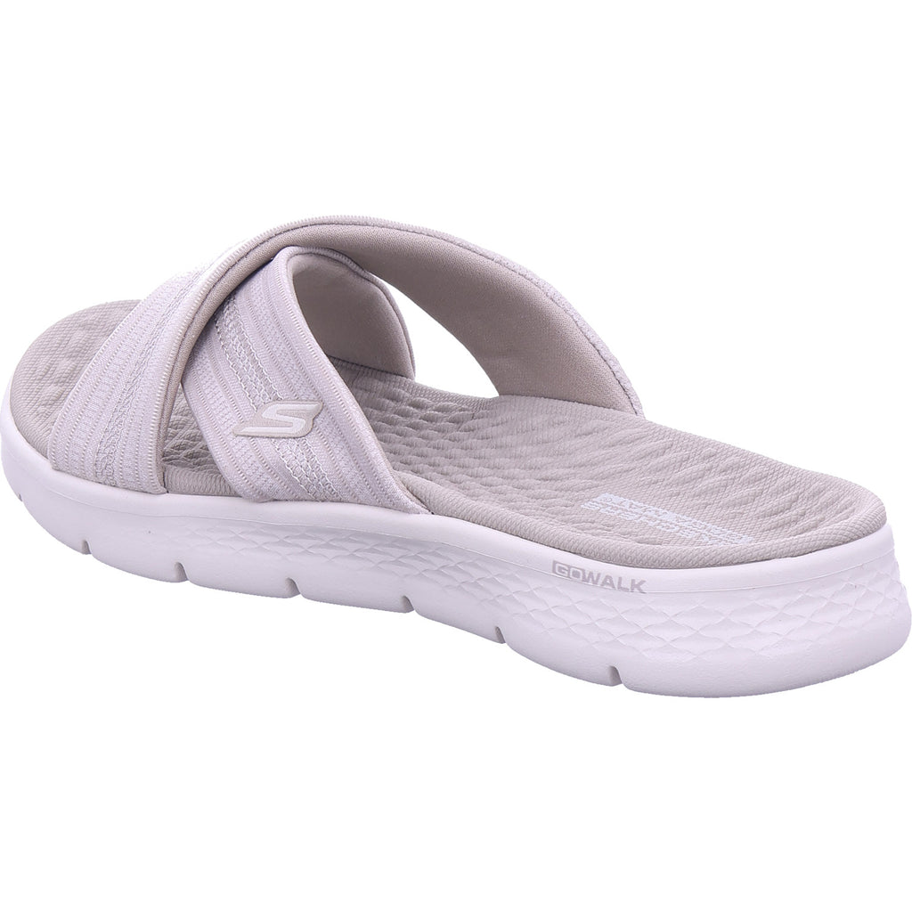 SKECHERS Dámská pantofle Go Walk Flex v šedé barvě