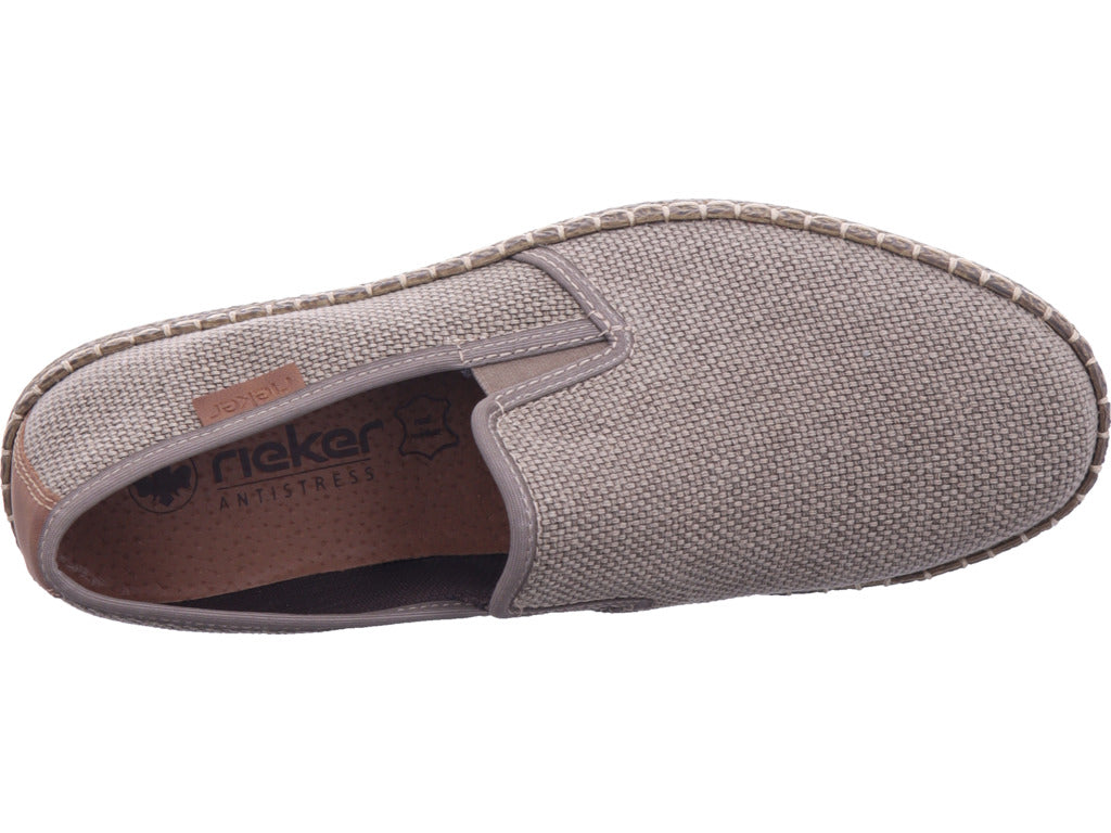 Rieker Herren Slipper Fsk Herren Halbschuhe in beige