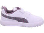 Puma Girls' Sneakers Courtflex V3 Dotty V in White