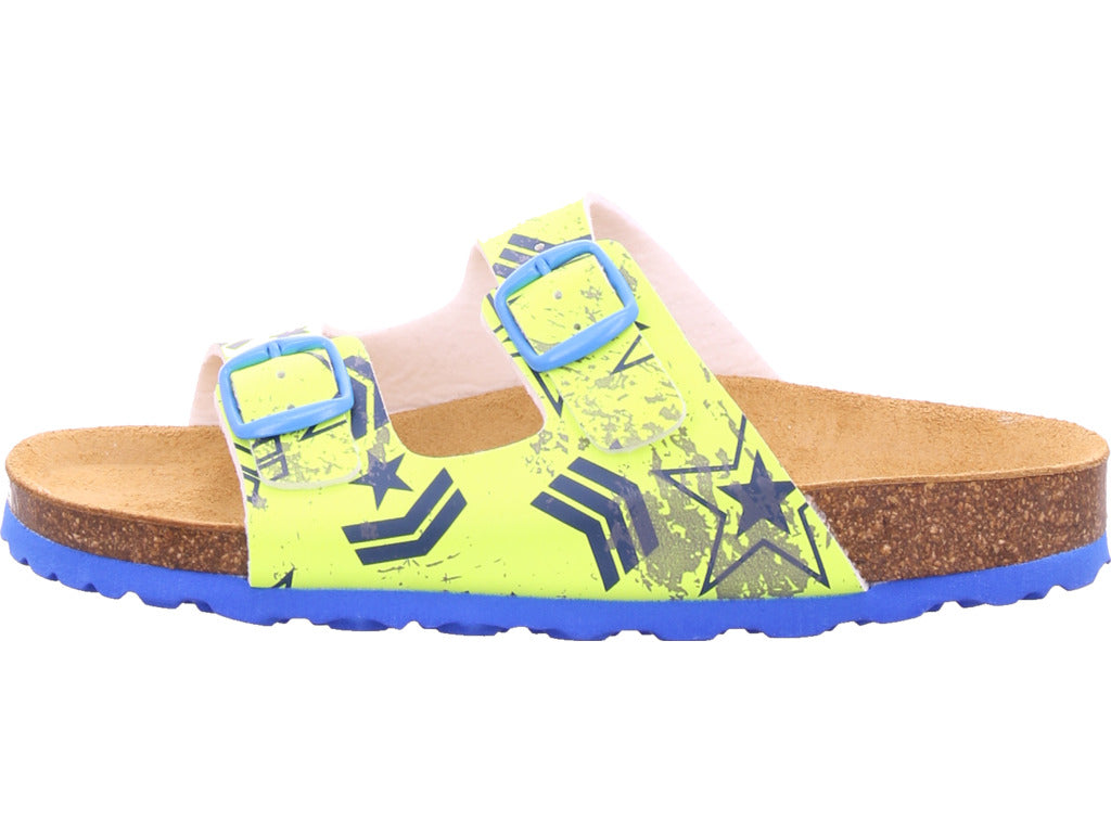 Lico Jungen Pantolette Biolline Top in gelb