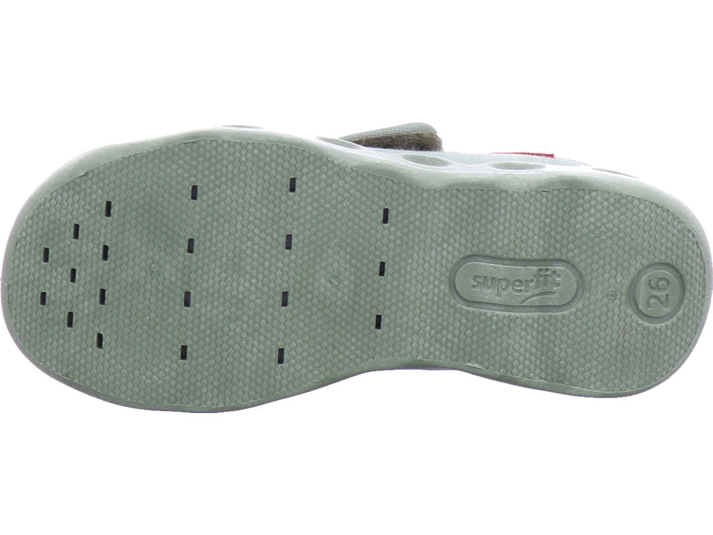 Chlapecké pantofle Legero, textilní pantofle, styl Bubble v zelené barvě