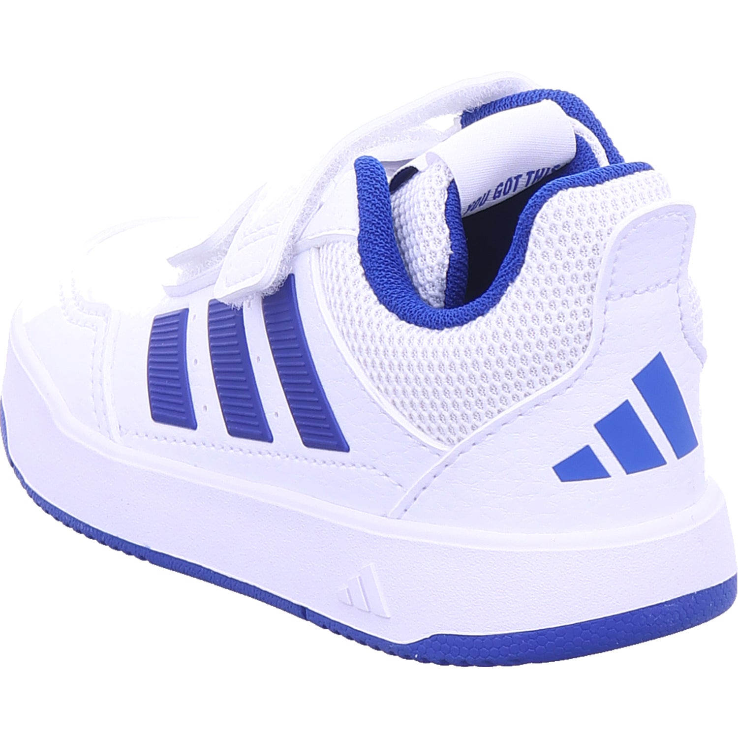Chlapecké nízké boty Adidas Tensaur Sport 3.0 CF I v bílé barvě