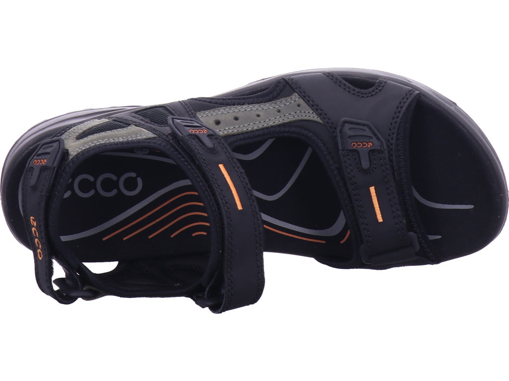 Ecco Herren Sandale Nv in schwarz