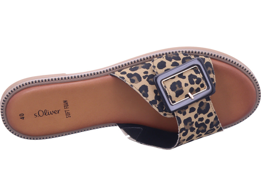 s.Oliver women's mule in beige
