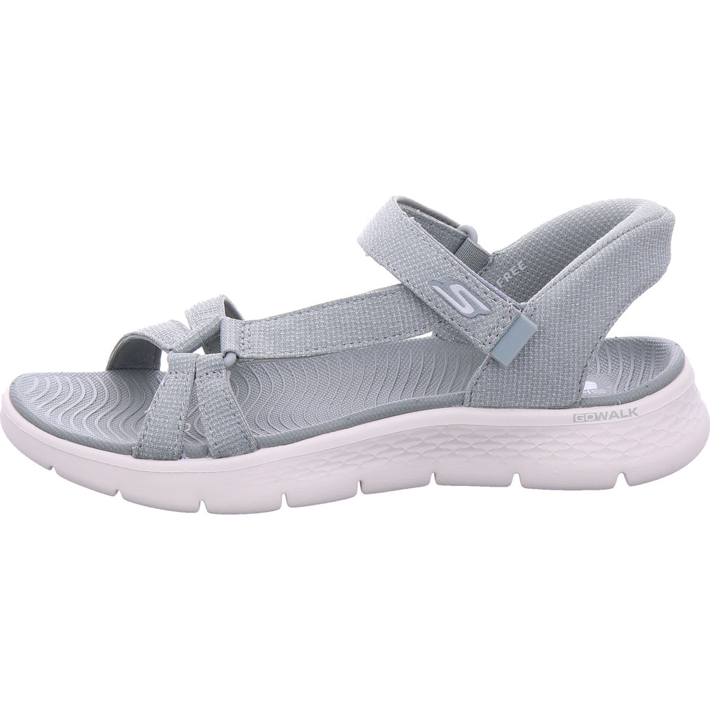 Dámské sandály SKECHERS Go Walk Flex v zelené barvě