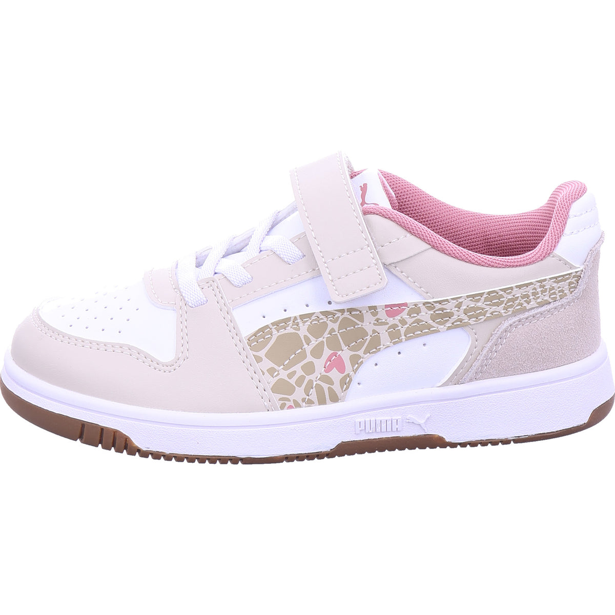 Puma Mädchen Sneaker Rebound V6 Lo W in beige
