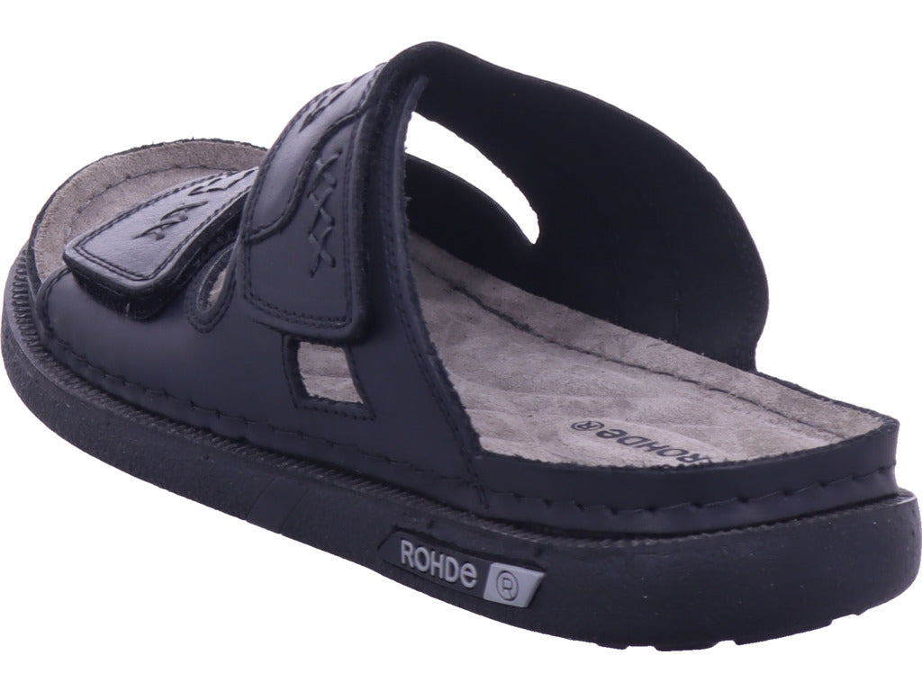 Rohde Herren Pantolette  in schwarz