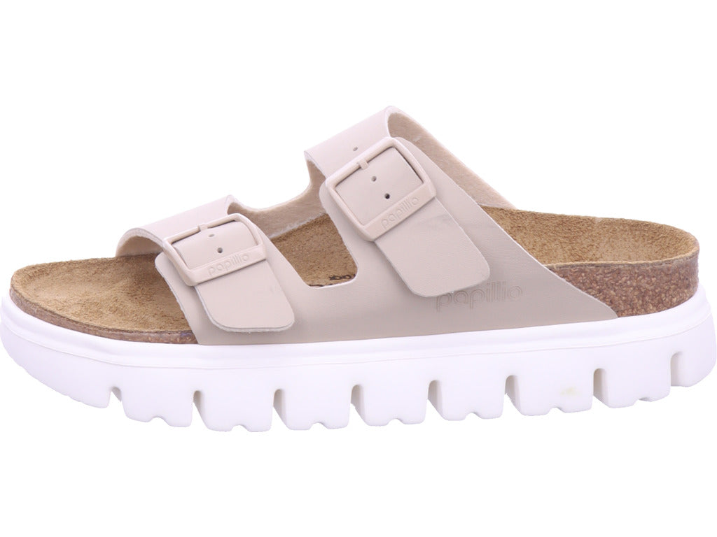 Dámské kotníkové boty Birkenstock Arizona Pap Chunky v béžové barvě