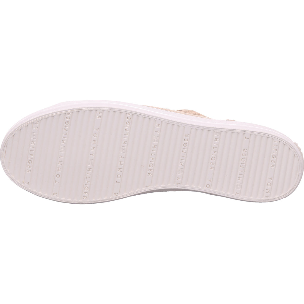 Tommy Hilfiger Damen Sneaker Th Webbing Summer Sandal in beige