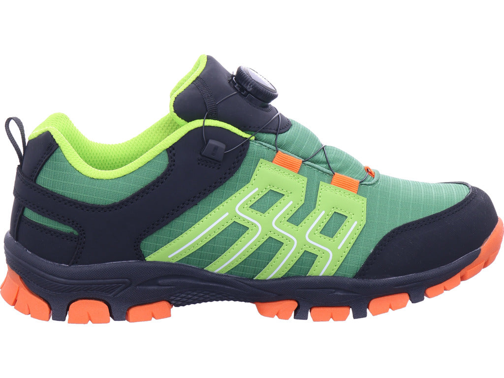 Chlapecké turistické boty Skogan v zelené barvě