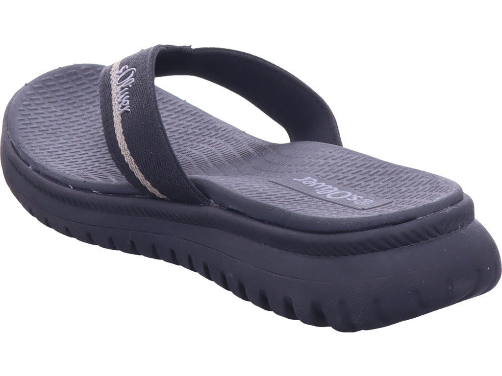 s.Oliver Damen Pantolette  in schwarz