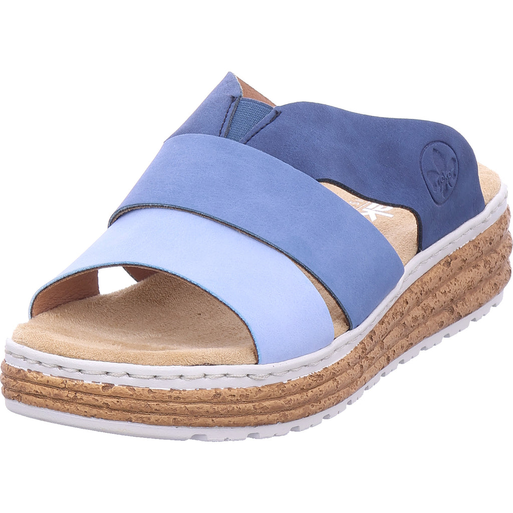Rieker Women's Mule in blue
