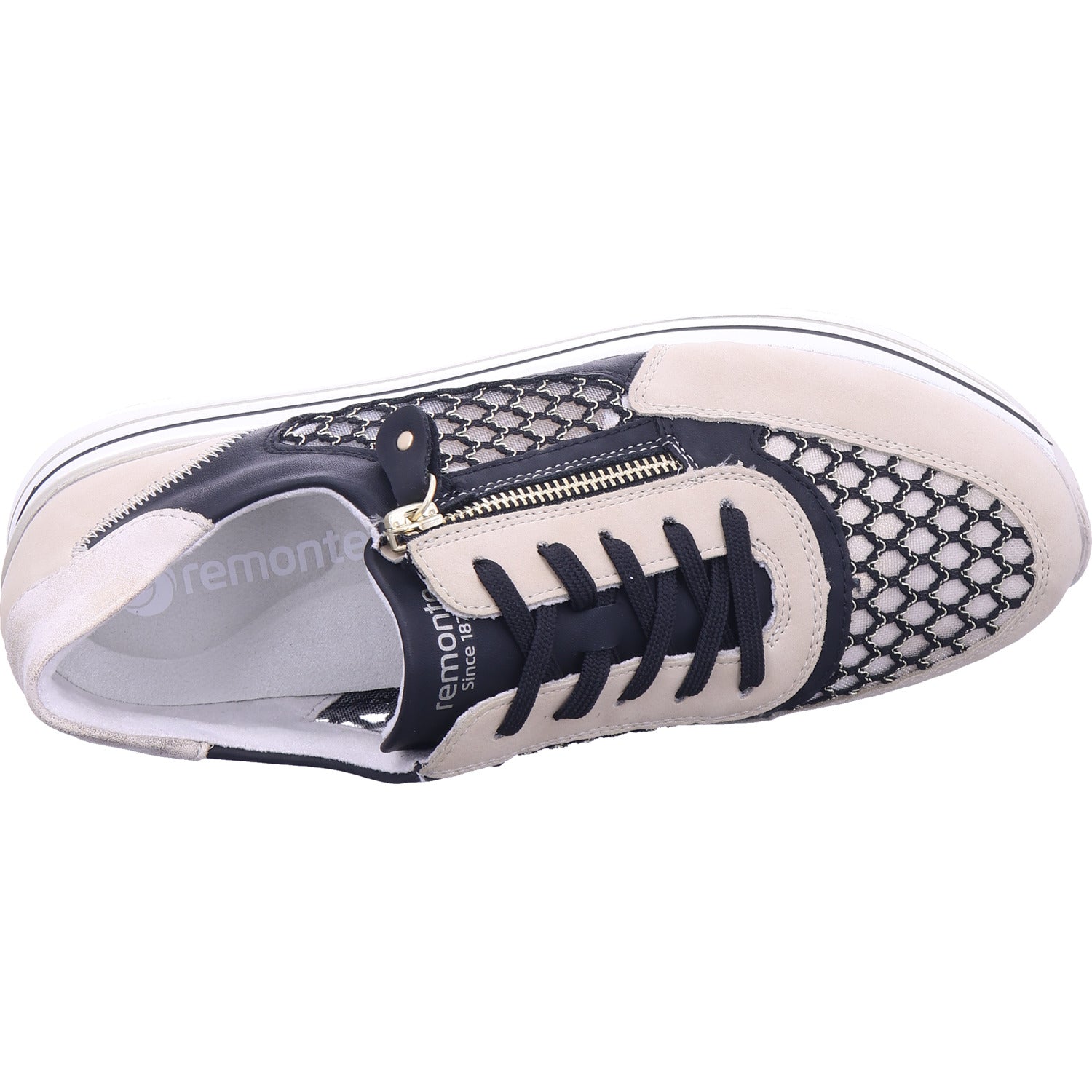 Remonte Damen Sneaker  in schwarz