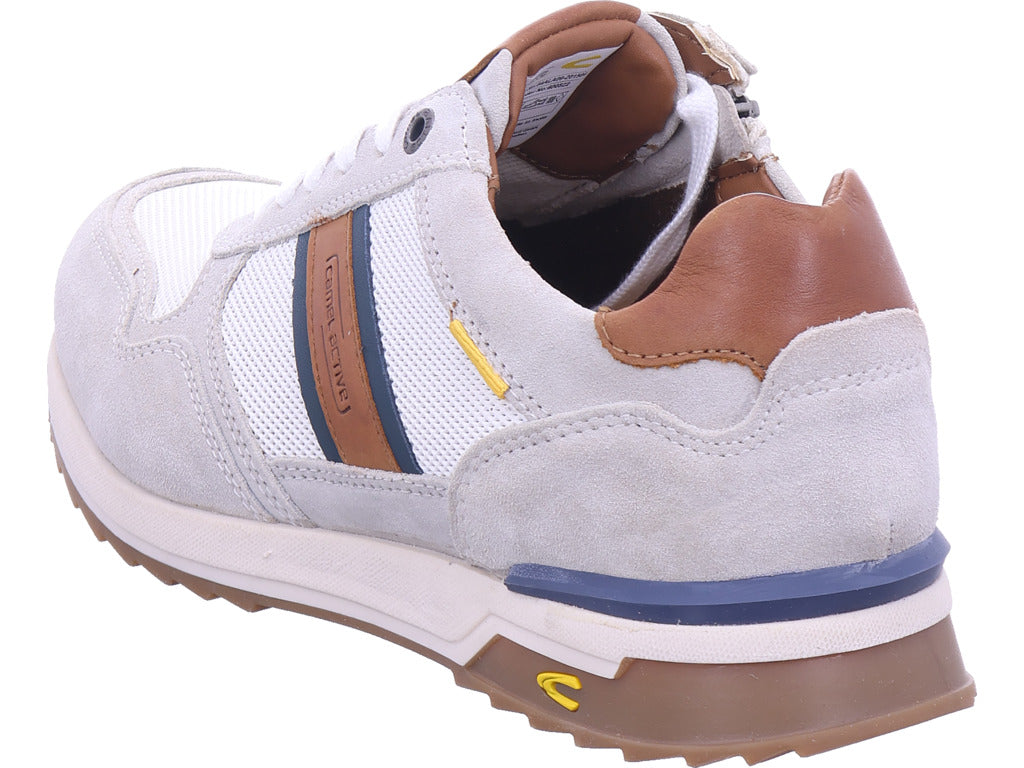 Pánské bílé tenisky s rozděleným potiskem značky Camel