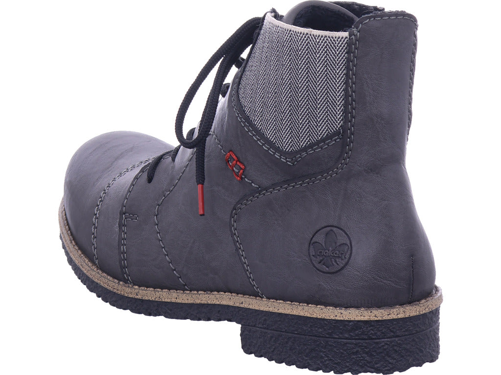 Rieker Damen Stiefel Hwk Damen Stiefel in grau